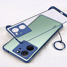 Coque Antichocs Rigide Sans Cadre Transparente Crystal Etui Housse H03 pour Xiaomi Redmi K60 Ultra 5G Bleu