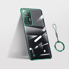 Coque Antichocs Rigide Sans Cadre Transparente Crystal Etui Housse H03 pour Xiaomi Redmi Note 12S Vert