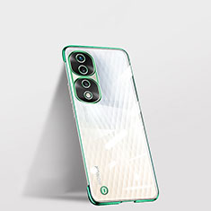 Coque Antichocs Rigide Sans Cadre Transparente Crystal Etui Housse pour Huawei Honor 70 Pro 5G Vert