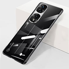 Coque Antichocs Rigide Sans Cadre Transparente Crystal Etui Housse pour Huawei Honor 80 Pro Flat 5G Noir