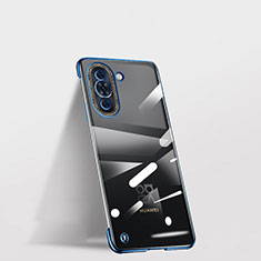 Coque Antichocs Rigide Sans Cadre Transparente Crystal Etui Housse pour Huawei Nova 10 Pro Bleu