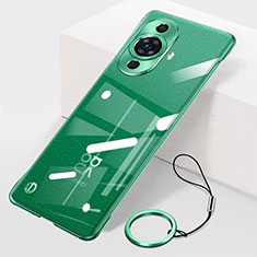 Coque Antichocs Rigide Sans Cadre Transparente Crystal Etui Housse pour Huawei Nova 11 Ultra Vert