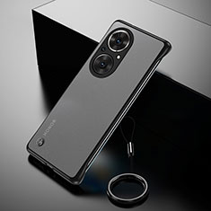 Coque Antichocs Rigide Sans Cadre Transparente Crystal Etui Housse pour Huawei Nova 9 SE Noir