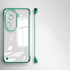 Coque Antichocs Rigide Sans Cadre Transparente Crystal Etui Housse pour Oppo Reno11 Pro 5G Vert