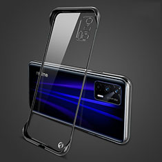 Coque Antichocs Rigide Sans Cadre Transparente Crystal Etui Housse pour Realme X7 Max 5G Noir