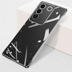 Coque Antichocs Rigide Sans Cadre Transparente Crystal Etui Housse pour Vivo V27e 5G Noir