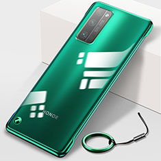 Coque Antichocs Rigide Transparente Crystal Etui Housse H01 pour Huawei Honor 30 Pro Vert