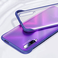 Coque Antichocs Rigide Transparente Crystal Etui Housse H01 pour Huawei P Smart Pro (2019) Bleu