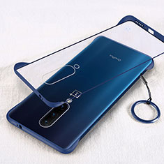 Coque Antichocs Rigide Transparente Crystal Etui Housse H01 pour OnePlus 8 Bleu