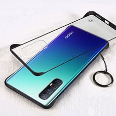 Coque Antichocs Rigide Transparente Crystal Etui Housse H01 pour Oppo Reno3 Pro Noir