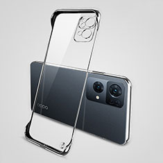 Coque Antichocs Rigide Transparente Crystal Etui Housse H01 pour Oppo Reno7 Pro 5G Argent