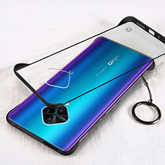 Coque Antichocs Rigide Transparente Crystal Etui Housse H01 pour Vivo S1 Pro Noir