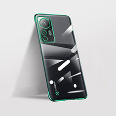 Coque Antichocs Rigide Transparente Crystal Etui Housse H01 pour Xiaomi Mi 12S Pro 5G Vert