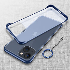 Coque Antichocs Rigide Transparente Crystal Etui Housse H02 pour Apple iPhone 14 Plus Bleu