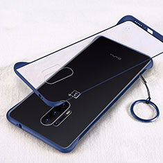 Coque Antichocs Rigide Transparente Crystal Etui Housse H02 pour OnePlus 8 Pro Bleu