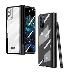 Coque Antichocs Rigide Transparente Crystal Etui Housse H02 pour Oppo Find N 5G Noir