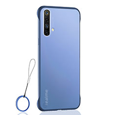 Coque Antichocs Rigide Transparente Crystal Etui Housse H02 pour Realme X50t 5G Bleu