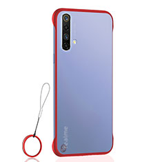 Coque Antichocs Rigide Transparente Crystal Etui Housse H02 pour Realme X50t 5G Rouge