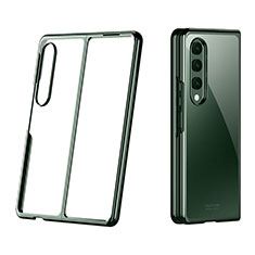 Coque Antichocs Rigide Transparente Crystal Etui Housse H02 pour Samsung Galaxy Z Fold4 5G Vert