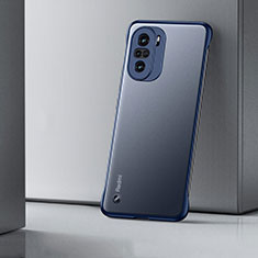 Coque Antichocs Rigide Transparente Crystal Etui Housse H02 pour Xiaomi Mi 11i 5G Bleu