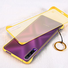 Coque Antichocs Rigide Transparente Crystal Etui Housse H03 pour Huawei Y9s Jaune