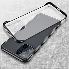 Coque Antichocs Rigide Transparente Crystal Etui Housse H03 pour Oppo Find X3 5G Noir