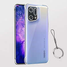 Coque Antichocs Rigide Transparente Crystal Etui Housse H03 pour Oppo Find X5 5G Clair