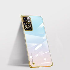 Coque Antichocs Rigide Transparente Crystal Etui Housse H03 pour Xiaomi Mi 11i 5G (2022) Or