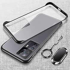 Coque Antichocs Rigide Transparente Crystal Etui Housse H03 pour Xiaomi Mi 12T Pro 5G Noir