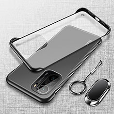 Coque Antichocs Rigide Transparente Crystal Etui Housse H03 pour Xiaomi Poco F3 5G Noir