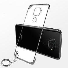 Coque Antichocs Rigide Transparente Crystal Etui Housse H04 pour Huawei Nova 5i Pro Argent