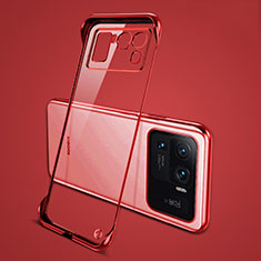 Coque Antichocs Rigide Transparente Crystal Etui Housse H04 pour Xiaomi Mi 11 Ultra 5G Rouge