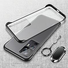 Coque Antichocs Rigide Transparente Crystal Etui Housse H04 pour Xiaomi Mi 12T Pro 5G Noir