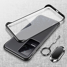 Coque Antichocs Rigide Transparente Crystal Etui Housse H04 pour Xiaomi Redmi K50 5G Noir