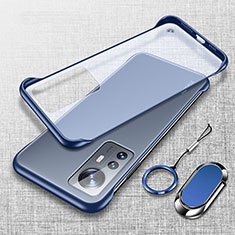 Coque Antichocs Rigide Transparente Crystal Etui Housse H06 pour Xiaomi Mi 12X 5G Bleu