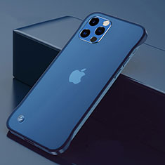 Coque Antichocs Rigide Transparente Crystal Etui Housse H07 pour Apple iPhone 13 Pro Max Bleu