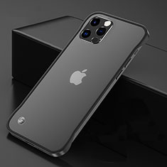 Coque Antichocs Rigide Transparente Crystal Etui Housse H07 pour Apple iPhone 13 Pro Noir