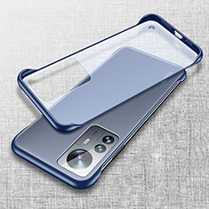 Coque Antichocs Rigide Transparente Crystal Etui Housse H08 pour Xiaomi Mi 12X 5G Bleu