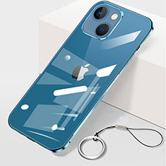 Coque Antichocs Rigide Transparente Crystal Etui Housse H09 pour Apple iPhone 14 Plus Bleu