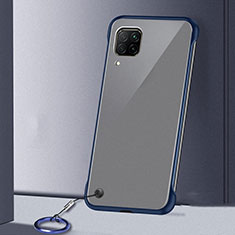 Coque Antichocs Rigide Transparente Crystal Etui Housse S01 pour Huawei Nova 7i Bleu