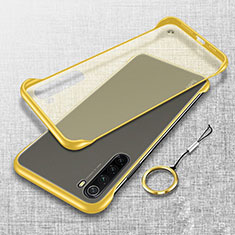 Coque Antichocs Rigide Transparente Crystal Etui Housse S01 pour Xiaomi Redmi Note 8 (2021) Jaune