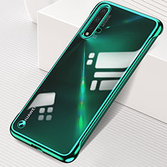 Coque Antichocs Rigide Transparente Crystal Etui Housse S02 pour Huawei Nova 5 Pro Vert