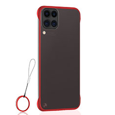 Coque Antichocs Rigide Transparente Crystal Etui Housse S02 pour Huawei Nova 6 SE Rouge