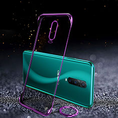 Coque Antichocs Rigide Transparente Crystal Etui Housse S03 pour Oppo R17 Pro Violet