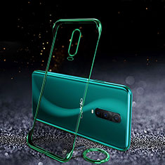 Coque Antichocs Rigide Transparente Crystal Etui Housse S03 pour Oppo RX17 Pro Vert