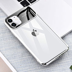 Coque Antichocs Rigide Transparente Crystal Etui Housse S04 pour Apple iPhone 11 Argent