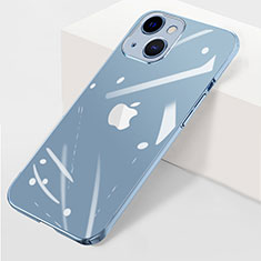 Coque Antichocs Rigide Transparente Crystal Etui Housse WT1 pour Apple iPhone 15 Bleu Ciel