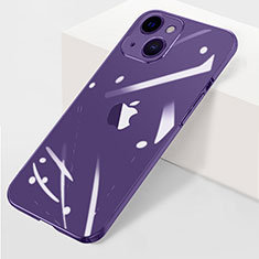 Coque Antichocs Rigide Transparente Crystal Etui Housse WT1 pour Apple iPhone 15 Plus Violet