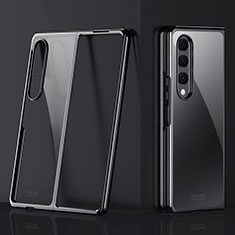 Coque Antichocs Rigide Transparente Crystal Etui Housse Z01 pour Samsung Galaxy Z Fold3 5G Noir