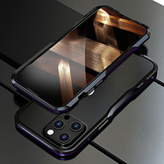 Coque Bumper Luxe Aluminum Metal Etui A01 pour Apple iPhone 14 Pro Max Violet